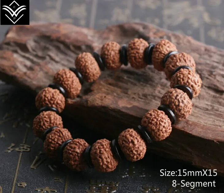 Rudraksha 8 Segments 15mmX10 Fleshy Buddha Bead Bracelet | Украшения и аксессуары