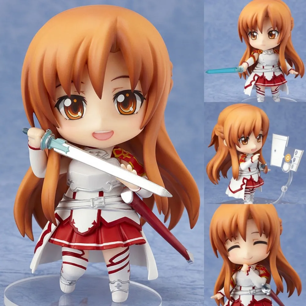 Высокое качество Бесплатная доставка милый Nendoroid меч искусство онлайн Асуна ПВХ
