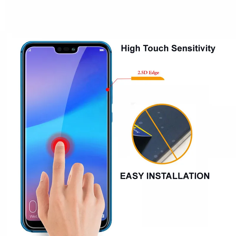 Защитное стекло для экрана Huawei P20 Pro Lite P30 2.5D защитная пленка на P9 P10 Plus закаленное |