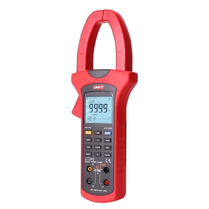Цифровой измеритель мощности UNI T UT233/UT243 и гармоники/измеритель зажим True