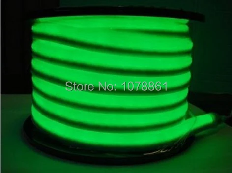 110 в зеленый светодиодный неоновый гибкий Канатный свет сделано Китае завод 80led/m
