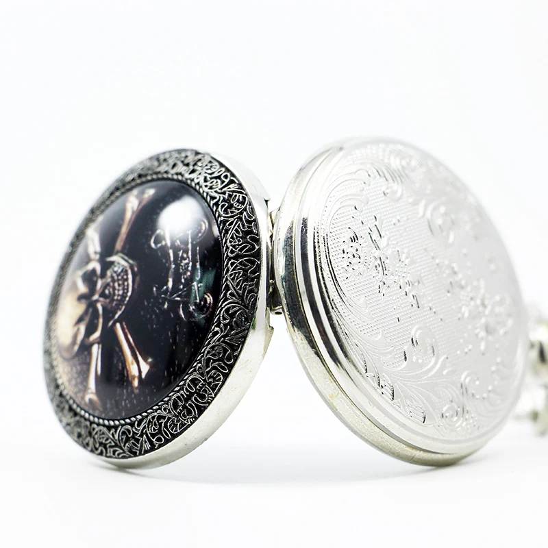 Модные панк часы с подвеской в виде черепа для молодежи аксессуары байкеров