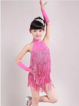 2017 ребенок Латинский производительность носить слинг блесток дети Латинской