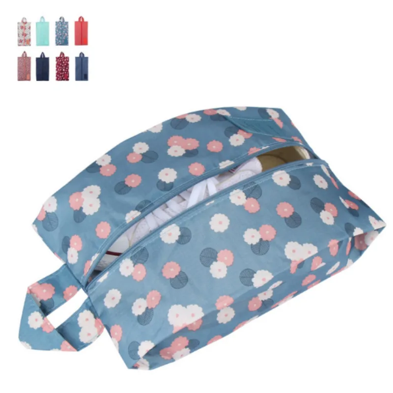 

Portable Multifunction Travel Shoe Bag Zipper Waterproof Women Foldable Travel Shoe Bags