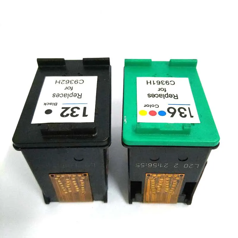 Совместимый чернильный картридж Vilaxh для hp 132 136 принтера Deskjet 2573 C3183 1513 photosmart c3183 5443
