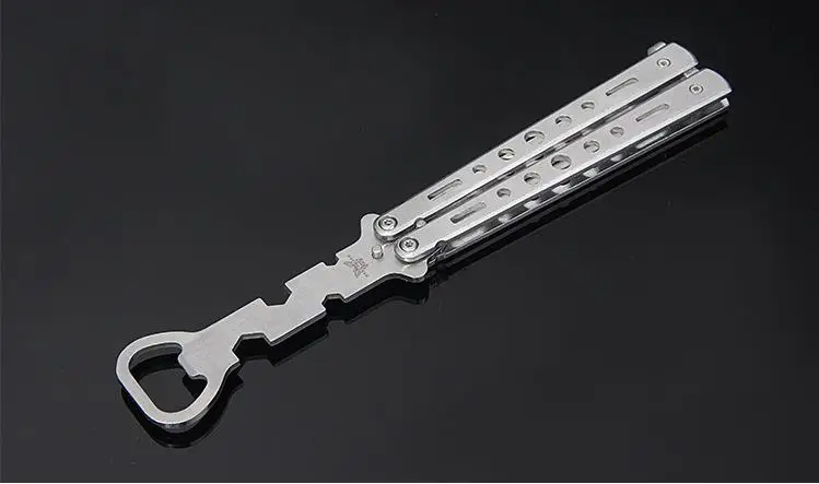 Нержавеющая сталь бутылка с заслонкой для бутылок - Цвет: Silver