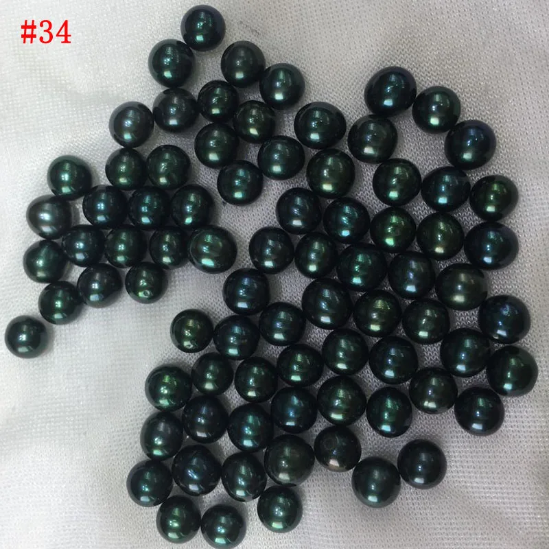 

20 Pcs 6-7mm AA+ Dark Green Natural Party Gift Love Wish Pearl Colored Oyster Pearls