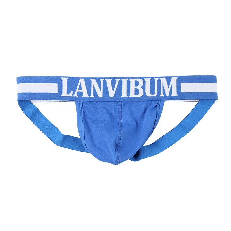 LANVIBUM сексуальный Homme G String спандекс хлопок нижнее белье трусы &quotТонг&quot с низкой