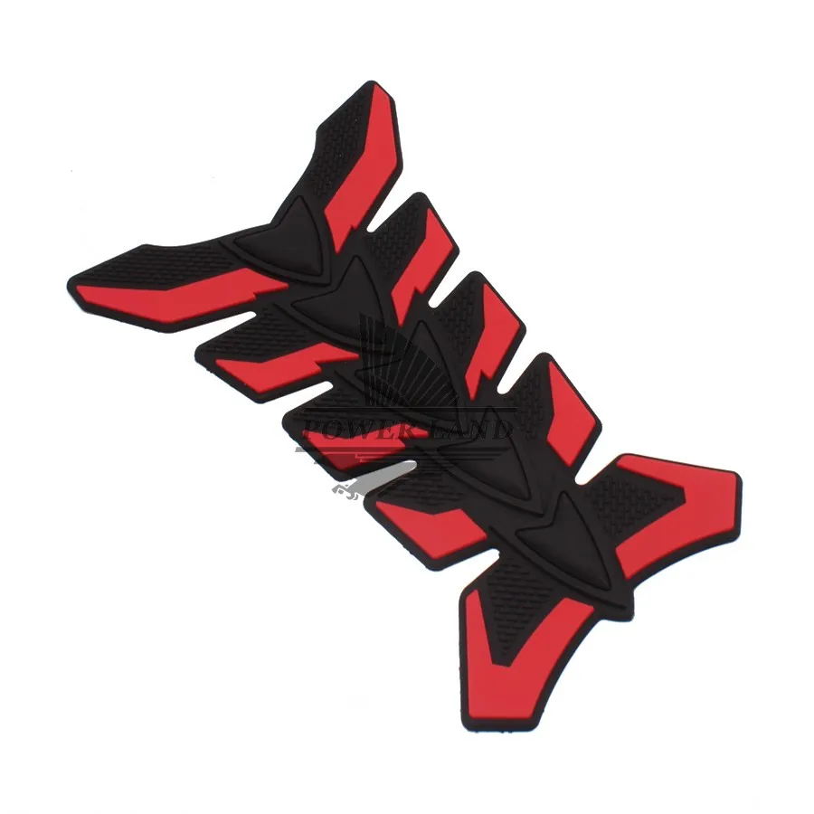 Motorcycle Anti-scratch Rubber Gas Fuel Oil Tank Pad Protection System Decal Sticker Red Color 1pcs Universal Fit For | Автомобили и
