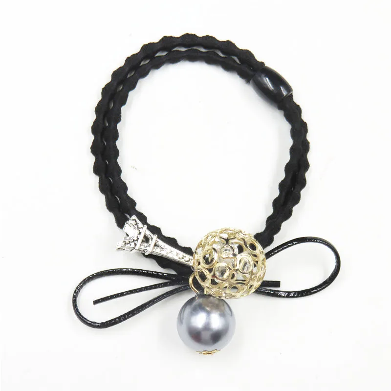 1 шт. эластичные повязки для волос с золотыми полыми шариками девочек богемная