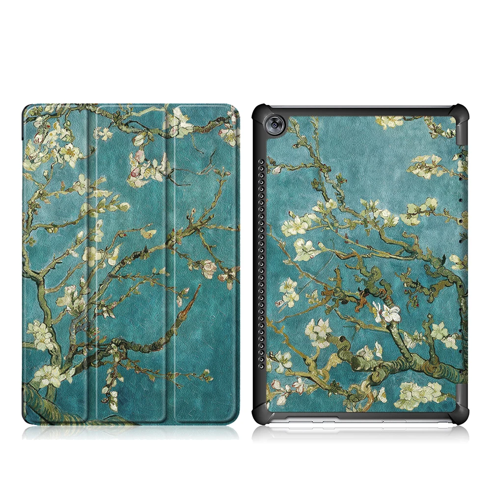 xingshu Чехол для huawei MediaPad T5 10 10," дюймов AGS2-W09/L09/L03/W19 Премиум кожаный чехол-книжка на магните чехол - Цвет: xingshu
