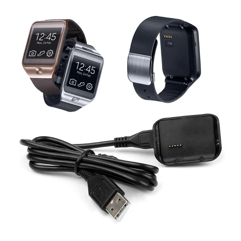 OOTDTY 1m USB зарядный кабель зарядная док станция для Samsung Galaxy Gear 2 R380 умные часы|dock