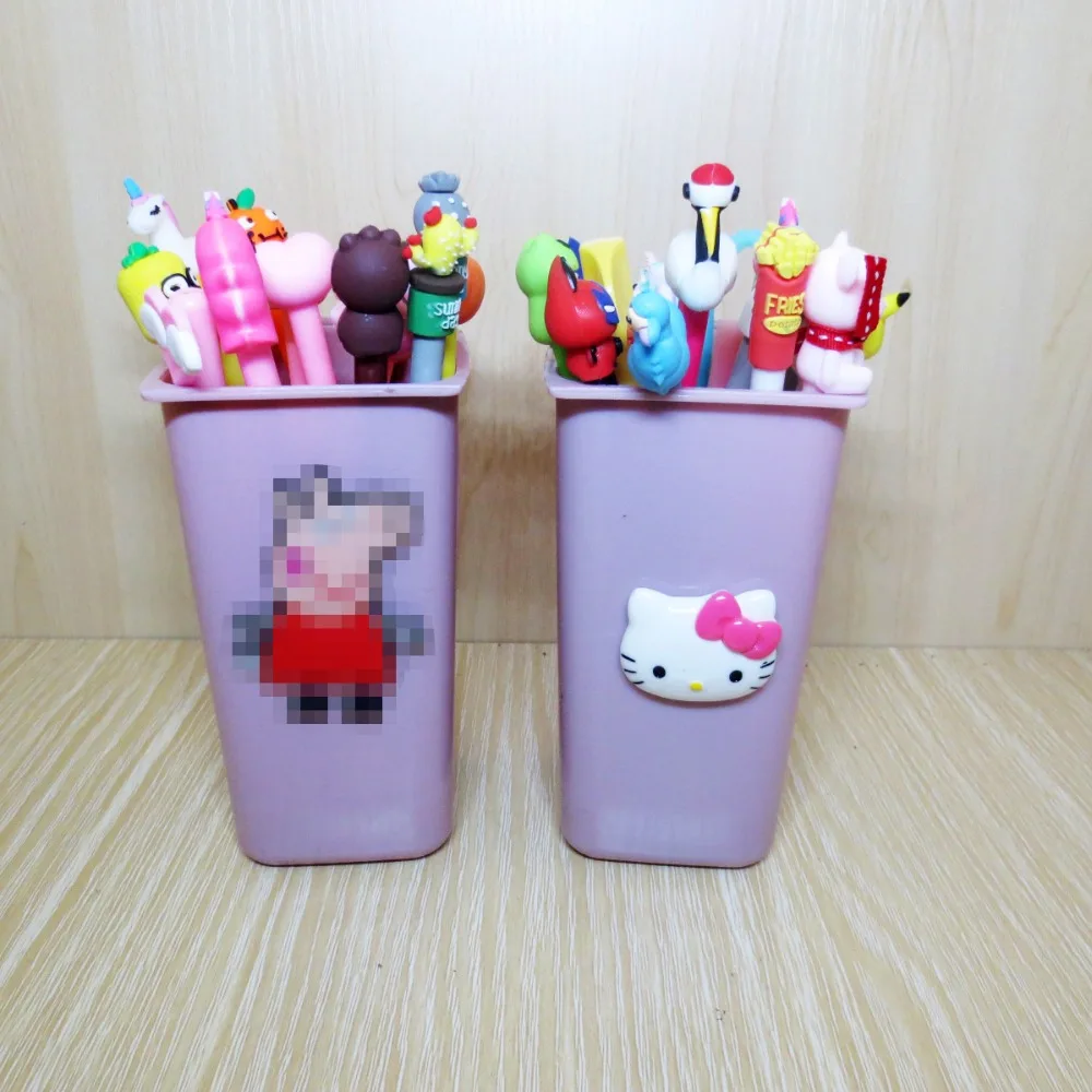 Новый мультяшный Hello Kitty кот большая емкость мусорный бак стиль ручка держатель
