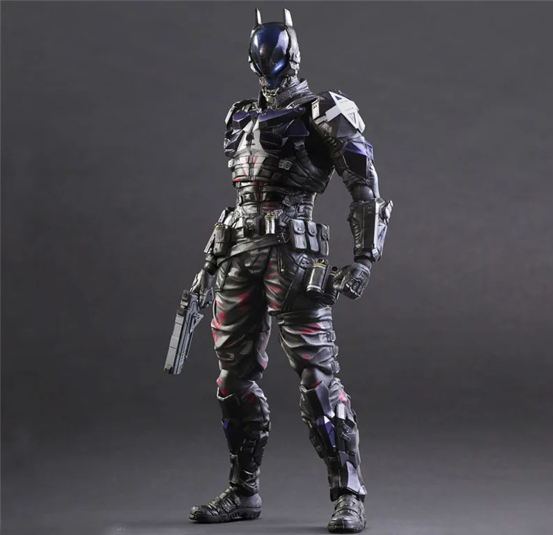 Play Arts рыцарь Аркхема Бэтмен Фигурка Игрушка Кукла Коллекция 25 см