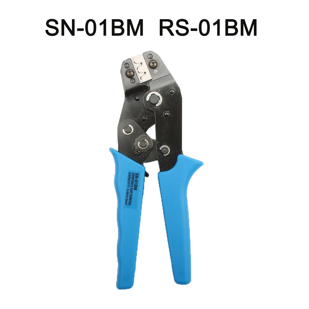 RS-01BM SN-01BM SN-02BM XH2.54 SM Подключите Терминал пружинным зажимом терминалы обжимной инструмент обжимные клещи для D-SUB SN-48B SN-28B - Цвет: SN-01BM RS-01BM