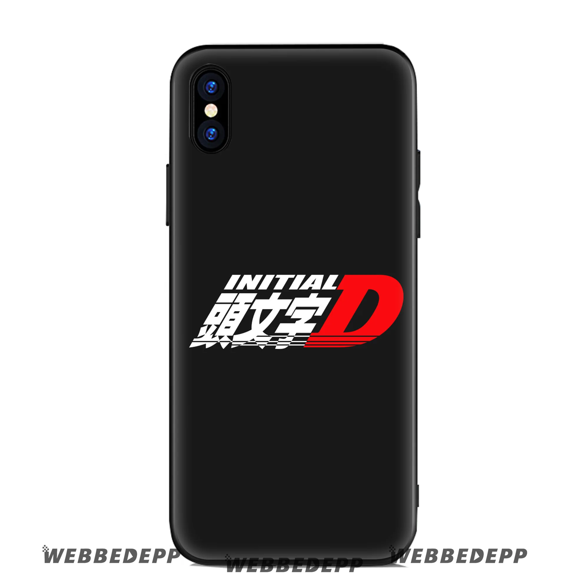 WEBBEDEPP INITIAL D AE86 Soft Silicone Case for Apple iPhone 11 Pro Xr Xs Max X or 10 8 7 6 6S Plus 5 5S SE TPU |