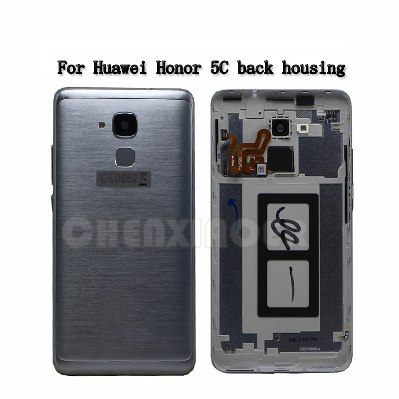 Для huawei Honor 5C/для Honor 7 Lite/GT3 Металлическая задняя крышка на батарейке, корпус вспышки, запасная Запасная часть
