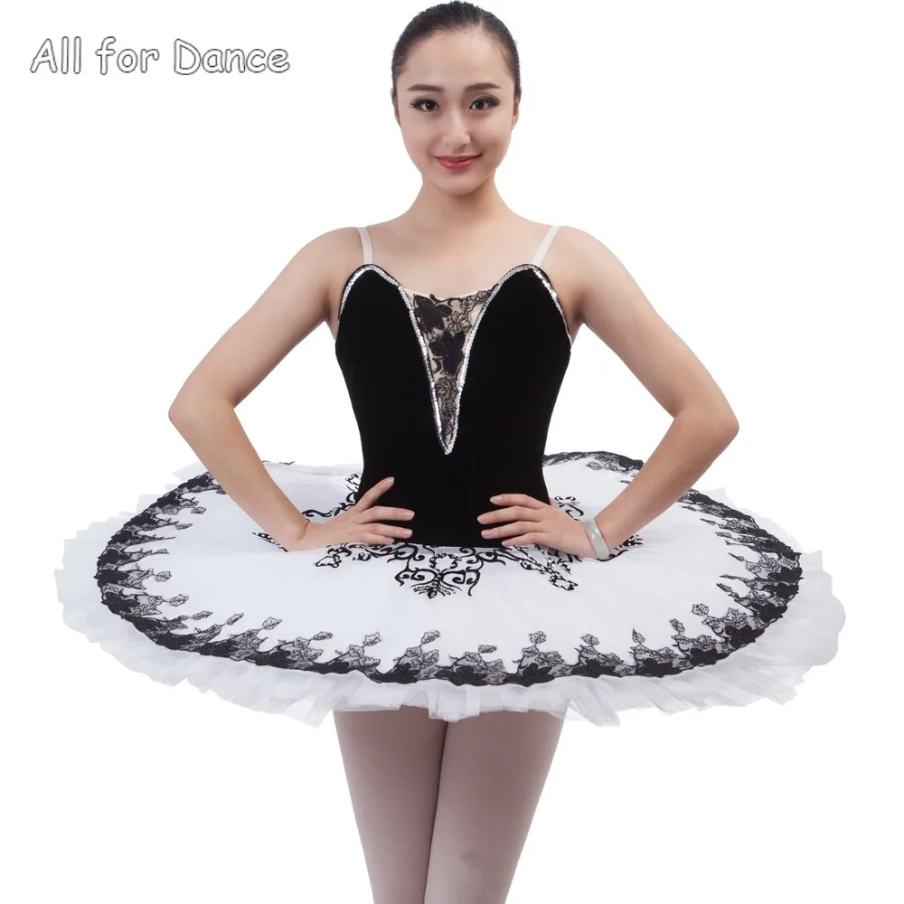 

New Style Customer Size Made Black Bodice Adult Professional Ballet Costume For Ballerina Dance Performance Tutu Stage Wear