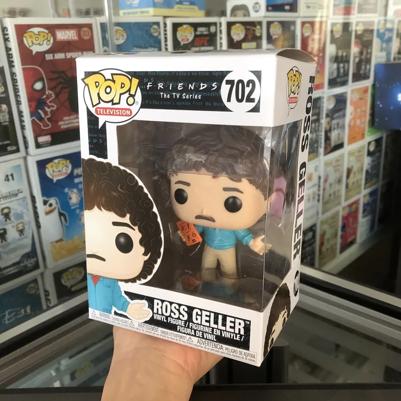 Funko pop официальное телевидение: друзья-слишком Тан Росс Геллер Виниловая фигурка Коллекционная модель игрушки с оригинальной коробкой