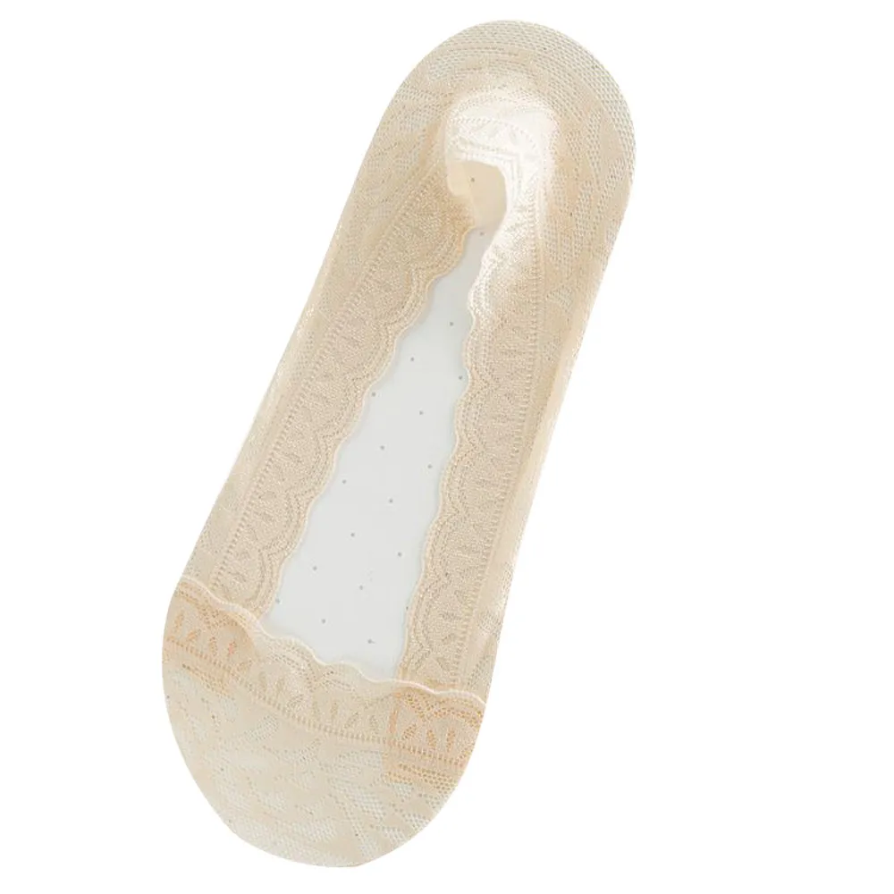 Женские модные носки-башмачки с закрытым носком простые нескользящие носки