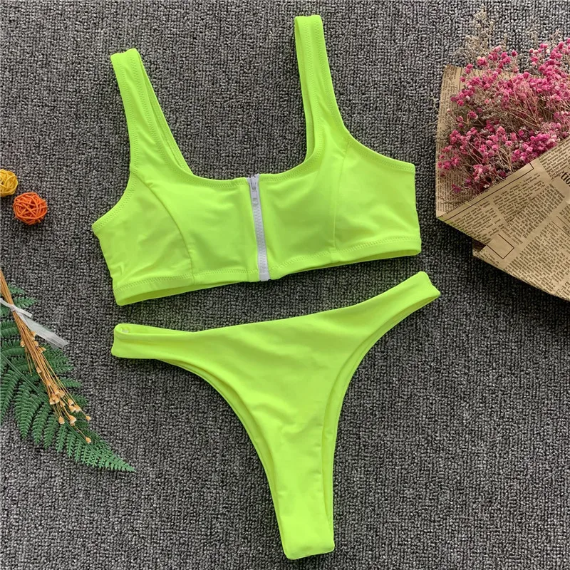 Женский купальник бикини сексуальный с пуш ап купальный костюм Maillot De Bain Femme