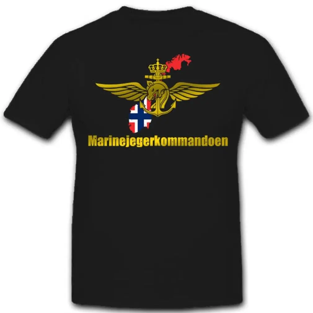 

Hot Sell 2019 Fashion Special unit Marine Jegerkommandoen Fernaufklarung T Shirt O-Neck T Shirt
