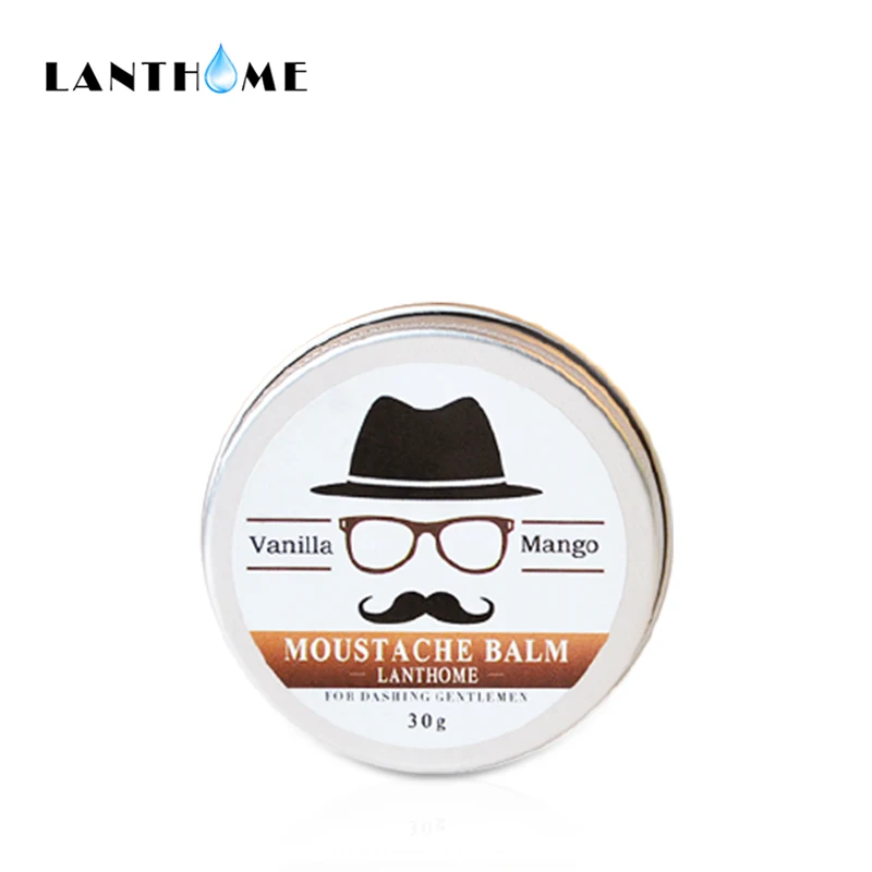 1pc moustache balm Натуральный органический бальзам для лица, масло для бороды, смягчающий рост бороды, питательный для мужчин, продукты для выращивания бороды, дропшиппинг, комплект для бороды - Цвет: 1pc moustache balm