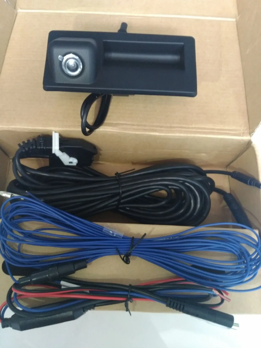 Камера заднего вида с RGB ручкой и задним ходом RVC люк для VW ЭОС Гольф плюс Джетта MK5