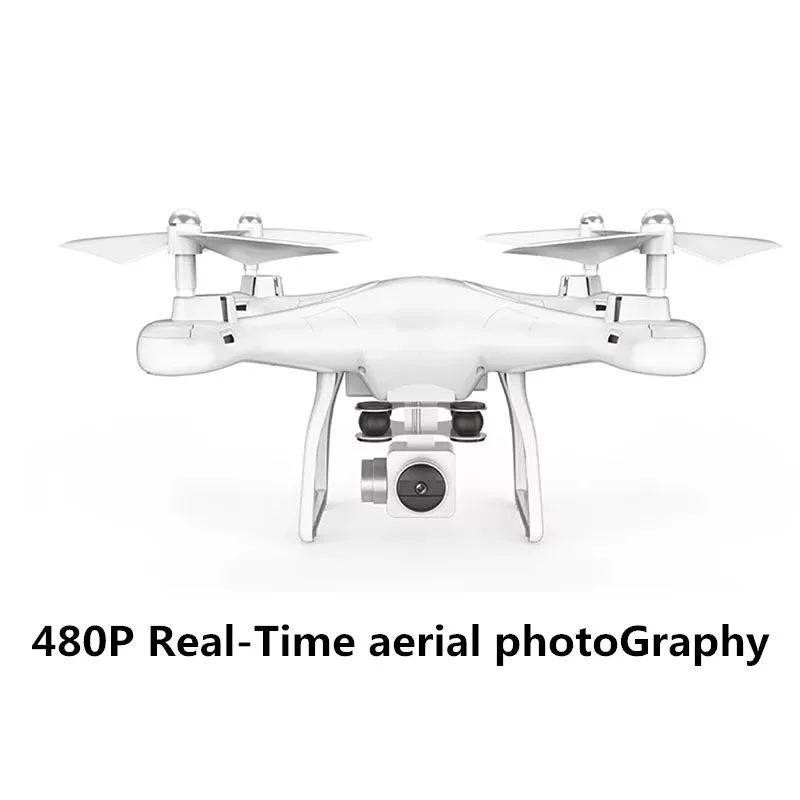 White 480p Camera 2,4 ГГц Голосовое управление четыре оси HD камера Дрон для аэрофотосъёмки Wi-Fi FPV Безголовый режим одна кнопка возврата датчик тяжести - Цвет: White 480p Camera