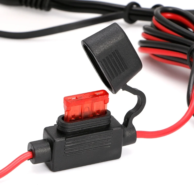 Водонепроницаемый комплект зарядного устройства USB для мотоцикла 2 1 А адаптер SAE +