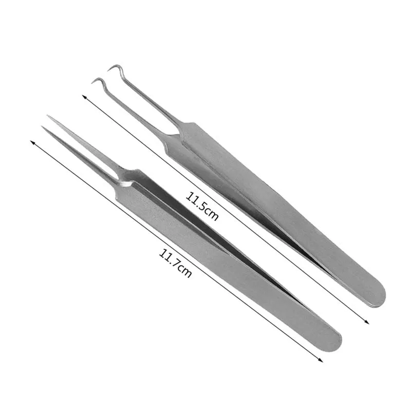 7 шт. набор инструментов для удаления черных точек|tweezers acne|needle acnefacial kit |
