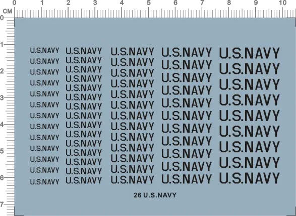 Детализируйте различные весы MARCOR US Navy Marine Corps персонажи модель комплект