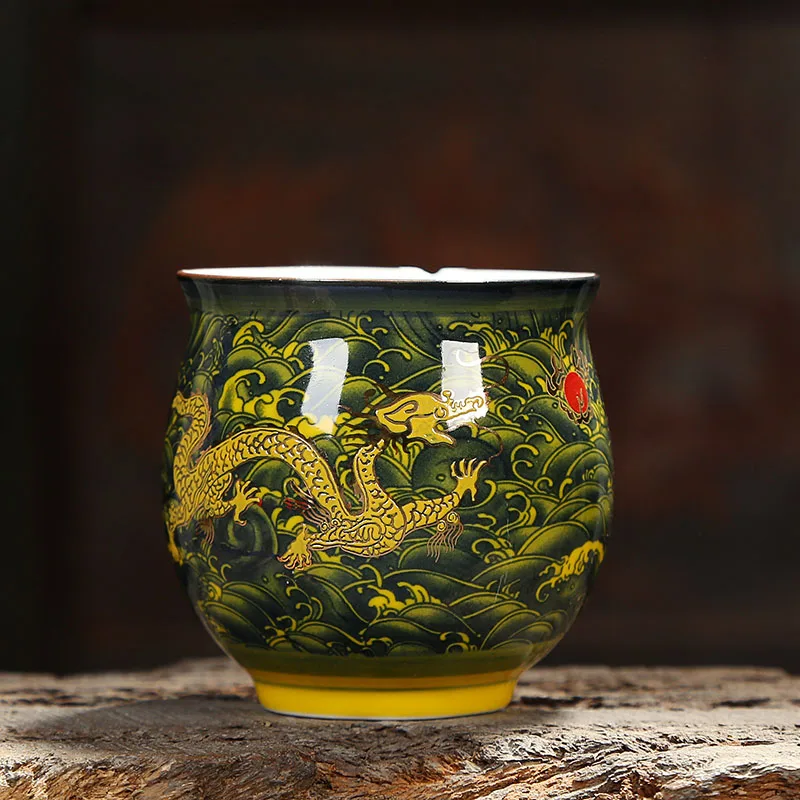 Высококачественная двойная керамическая чашка китайский чайный набор