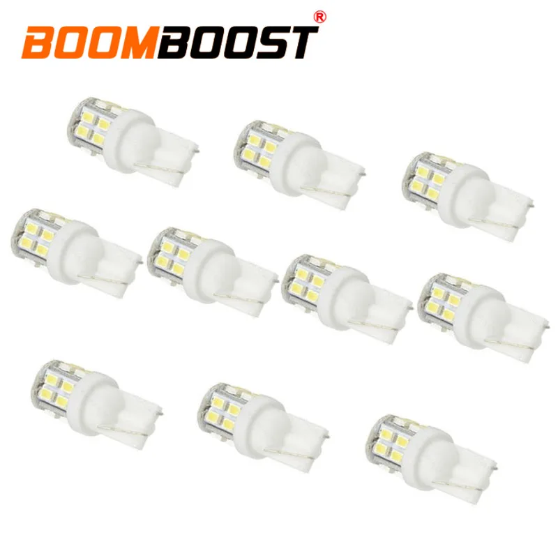 

10 шт., Автомобильные светодиодные лампы W5W 194 168 20SMD 1210 3528