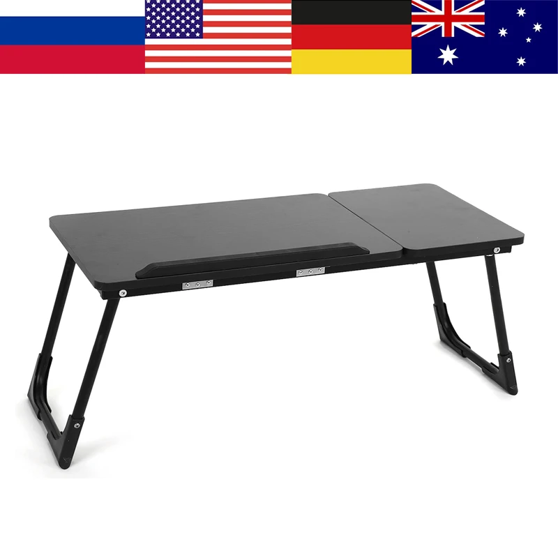 Модный Портативный Регулируемый складной деревянный стол для ноутбука