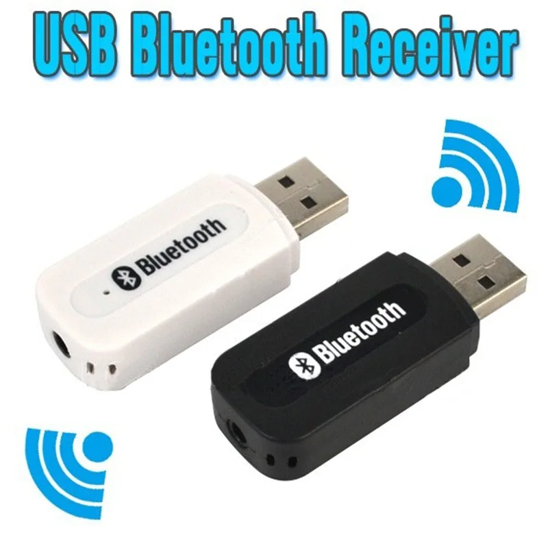 USB Bluetooth музыкальный аудиоприемник адаптер 3 5 мм беспроводной стерео для динамика
