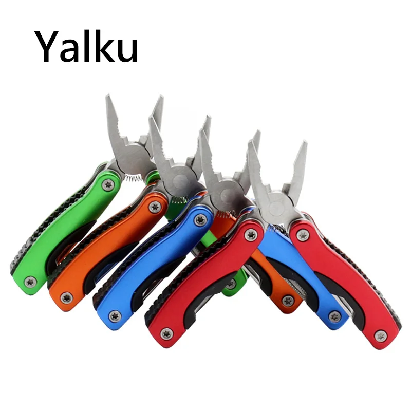 Yalku многофункциональные плоскогубцы для улицы, зубчатый нож, челюсти, ручные инструменты+ отвертка+ плоскогубцы+ многофункциональный инструмент со вставными ножами, набор ножей, снаряжение для выживания