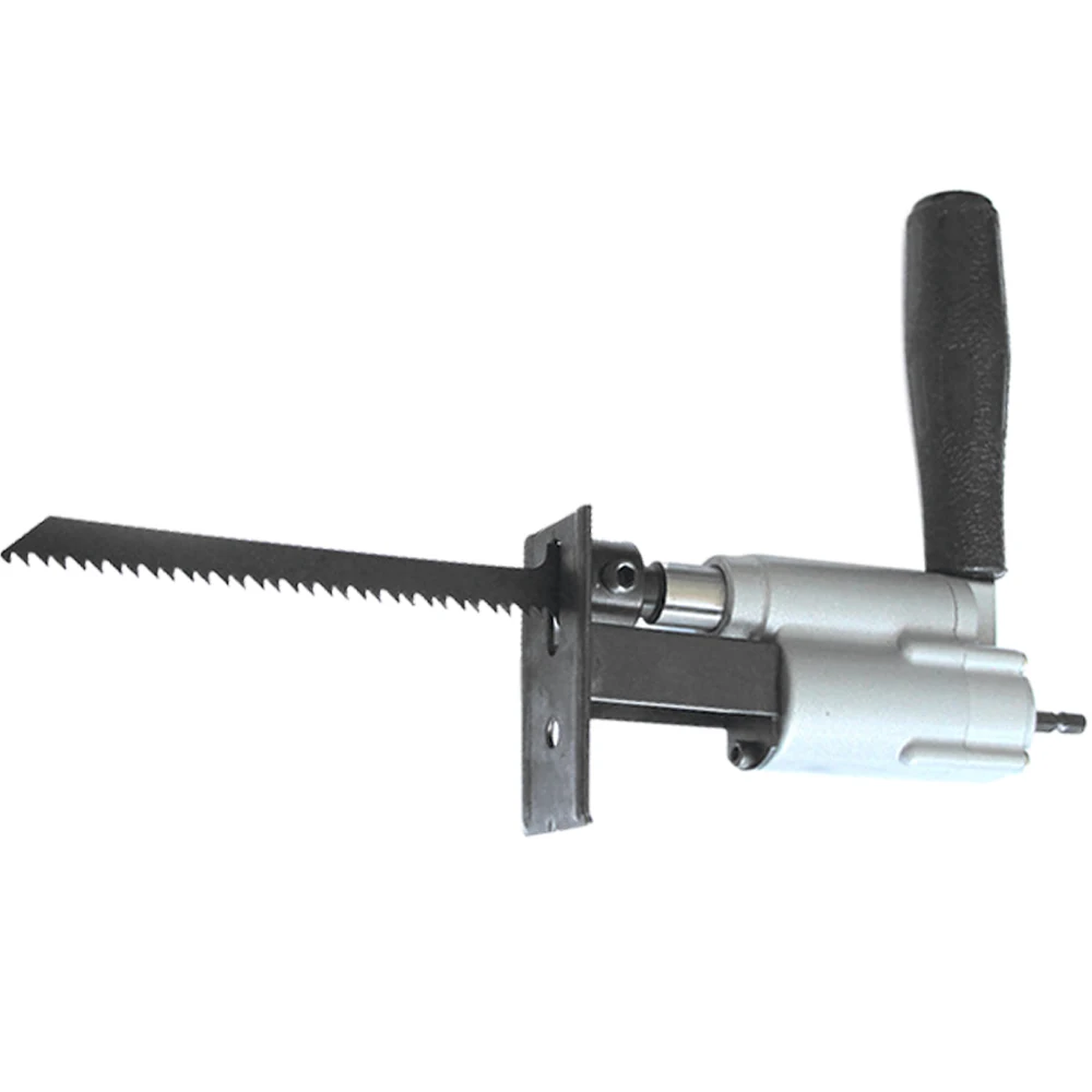 Новое приспособление для сабельной пилы преобразующее электрическую дрель в