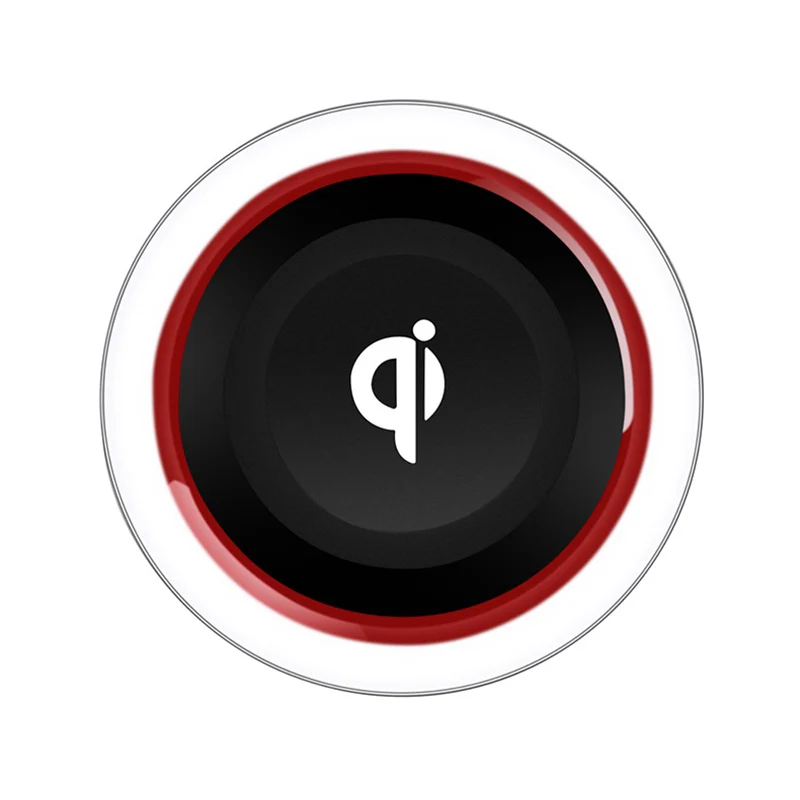 Универсальное беспроводное зарядное устройство Qi быстрая зарядка Pad для iPhone X 8 Plus