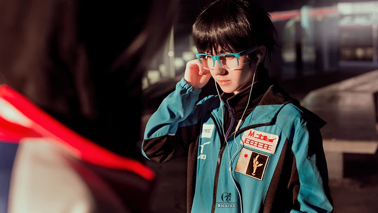 ROLECOS Yuri on Ice Аниме Косплей Костюм Yuri косплей мужской спортивный костюм Yuri спортивный костюм 3 шт. Наборы женский спортивный костюм униформа