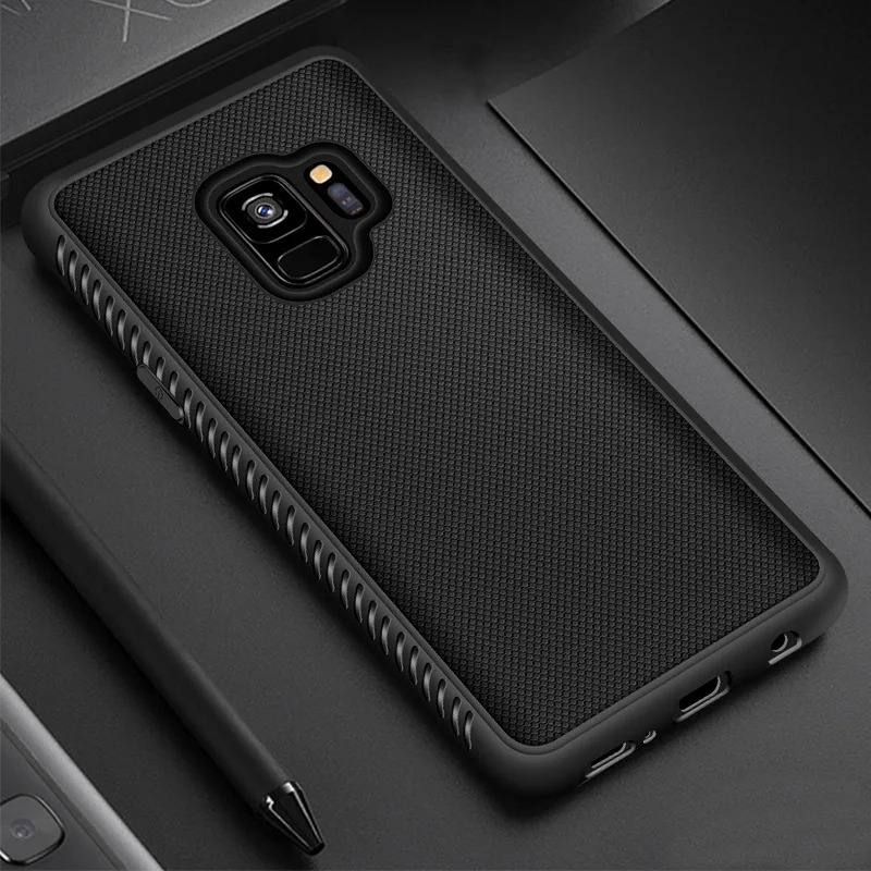 Black Силиконовый чехол для samsung Galaxy S9 Plus, A6, A8 Plus,, S10 Plus, защитный чехол для samsung A50, чехол - Цвет: Black