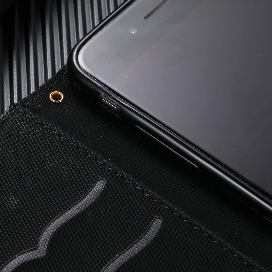 Тканый чехол для iPhone 6 с вышивкой цветной Уникальный флип-кошелек зажимом и