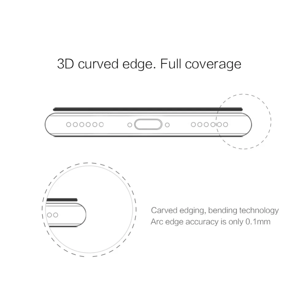 Для iPhone XR стекло Nillkin 3D CP + Max полное покрытие для iPhoneXR закаленное Защита экрана 9H