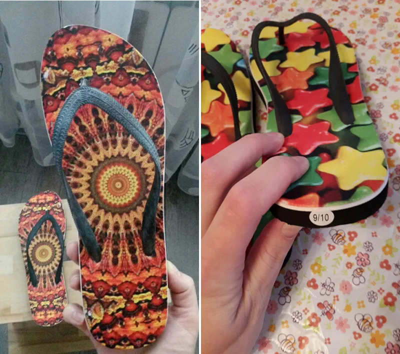 FORUDESIGNS Summer Beach Slippers for Women Woman Fashion Skull Printing Flip Flops Custom Designer Ladies Flipflops Flat | Обувь