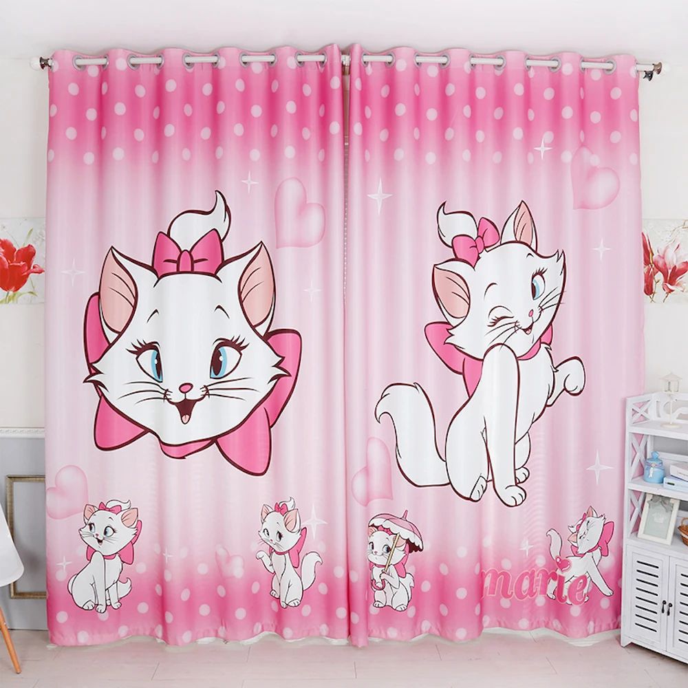 Сшитые На Заказ 2x оконные драпированные занавески для детской комнаты детская