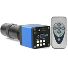 Цифровая видеокамера-микроскоп 14 МП 720P HDMI + объектив с креплением 130X180X300X для ремонта печатных плат, двойной выход дисплея