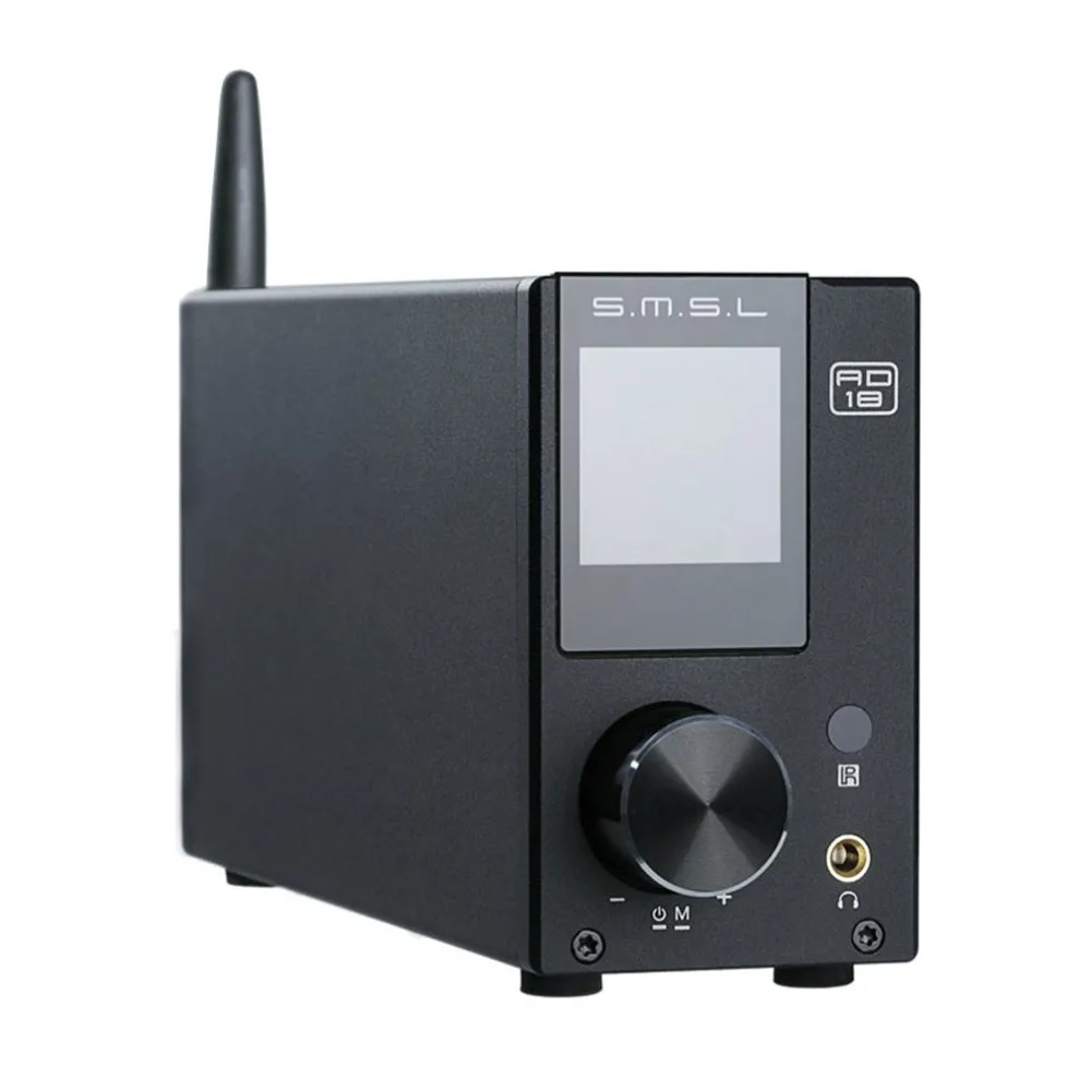 Стереоусилитель SMSL AD18 Hi Fi с Bluetooth 4 2 поддержка Apt X USB DSP цифровой усилитель мощности