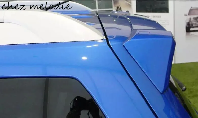 Грунтовка серый Неокрашенный ABS Автомобильный задний спойлер на крыло, крышу для Subaru Forester 2008-2012, сверление требуется без третьего стоп-светильник