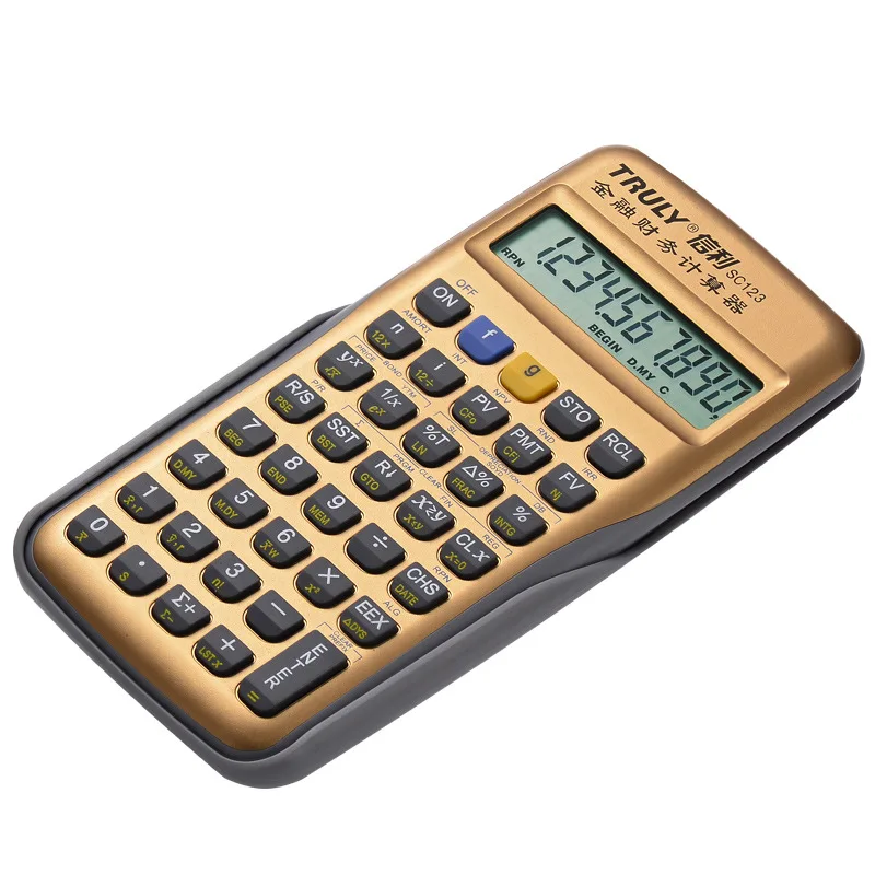 Профессиональный финансовый калькулятор портативный многофункциональный 10