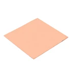 Медный лист толщиной 0,2 мм, 1 шт., 99.9% чистая медная фольга Cu металлическая пластина для сварки и пайки 100*100 мм